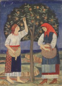 «Біля яблуні», 1919-1920 рр.