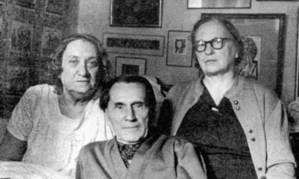 Антоніна Іванова, Сергій Колос, Оксана Павленко. Москва, 1960-ті рр.