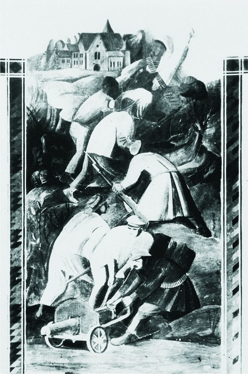 Розгром поміщицької садиби. Селянський санаторій ім ВУЦВК на Хаджибеївському лимані в Одесі. Фоторепродукція