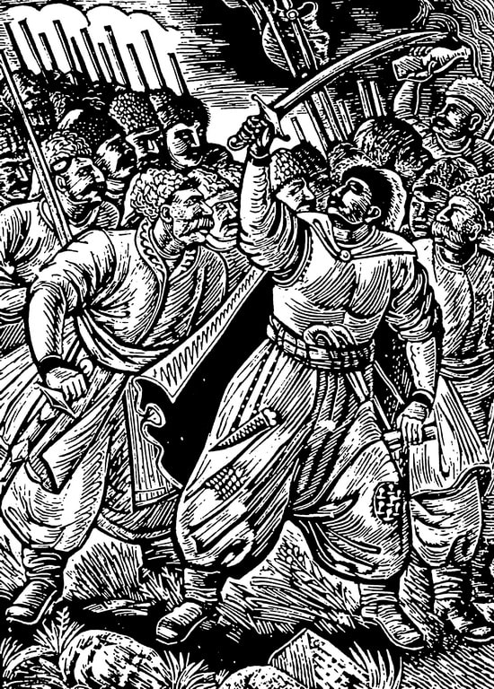 Ілюстрація до поеми Івана Котляревського «Енеїда»