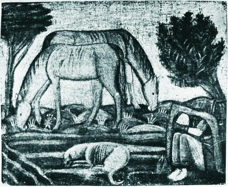 Пастушок задрімав. Фоторепродукція