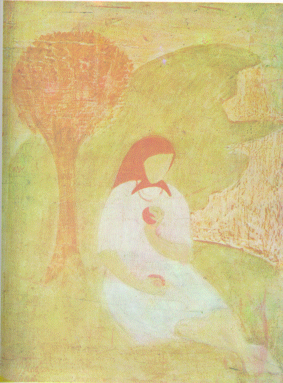 Дівчина з яблуками