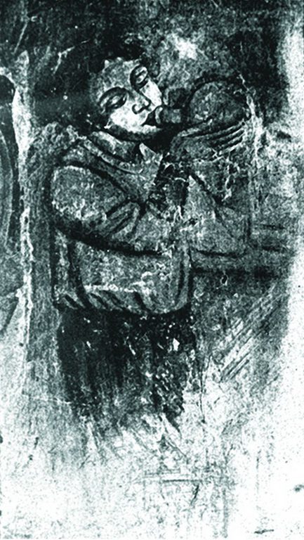 Хлопець пʼє воду. Фоторепродукція