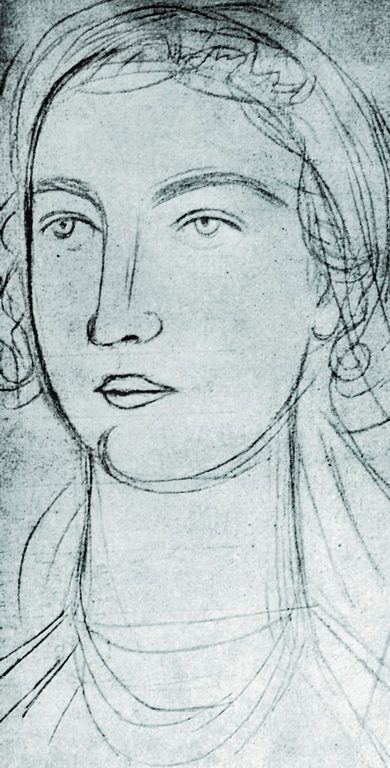 Дівчина. Ескіз